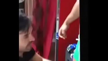 Preview 3 of Tamil Girls Toilet - MaleStripperLive Dressing a Hot Male Model - Full Frontal