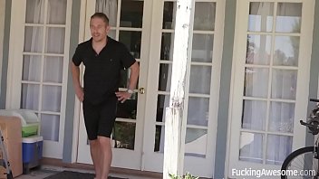 Preview 1 of Fucked Up My Panties - Fucking Awesome - The Neighbor&#039_s Daughter Gina Valentina