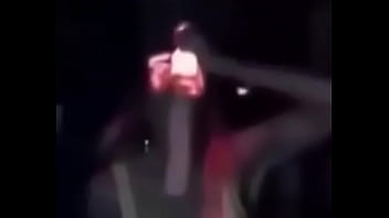 Preview 4 of Desi Voyeur - Slut deepthroating glowing dildo