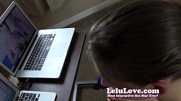Preview 4 of Ameria Kare - Webcam girl gives you POV surprise blowjob during live show