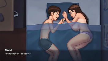 Preview 4 of Teube 8 - Summertime Saga - Step sis wanted a nice fuck after our date (Jenny)