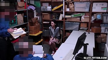 Preview 1 of Jenny Lee Big - Slinky Megan Sage flogging strong erect