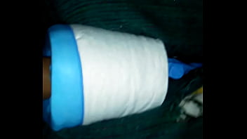 Preview 3 of Beautiful Girl Dog - Teen fucks a homemade flesh light