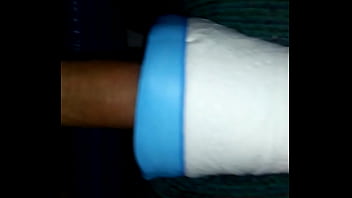 Preview 1 of Beautiful Girl Dog - Teen fucks a homemade flesh light