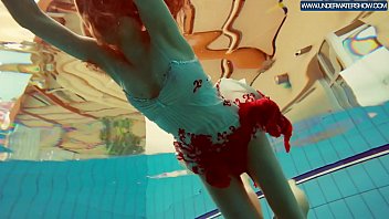 Preview 2 of Hintia Anime - Hot Polish redhead swimming in the pool