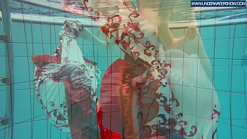 Preview 4 of Hintia Anime - Hot Polish redhead swimming in the pool