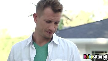 Preview 1 of Xxx Nukem - Hot And Horny Blonde Babysitter AJ Applegate Gets Fucked