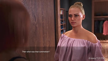 Preview 2 of Porno Julia Ana Und Lisa And - In a Scent - Disabled Man gets Handjob in the store&#039_s dressing room