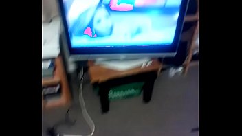 Preview 1 of Sunny Leon Sex Video Full Hd - Watch Horney! masturbating! cumshot while watching hot girl on t.v