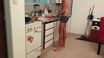 Preview 1 of Lacy Channing - I fuck my stepdaughter after she&#039_s pregnant hahaha but first I cook for her.