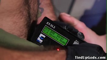 Preview 3 of Hard Grand Mom - BDSM dom electro clamps subs cock and balls