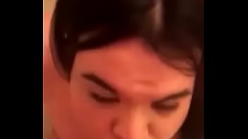 Preview 2 of Full Oil Fucked Homemade - trans girl likes her mans cum in her face