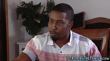 Preview 1 of 69avs Korean - Ebony stepmom facialized