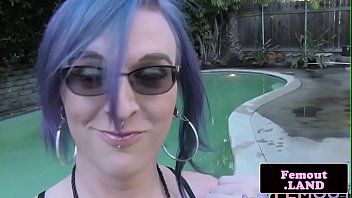 Preview 1 of Miamos - Roundass trap spreading her gaping asshole