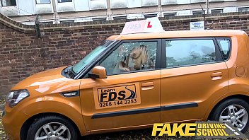Preview 1 of Roober Teen - Fake Driving School Cheating learners tight pussy filled with cum