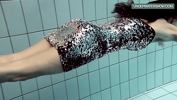 Preview 3 of Womanfidelity - Loris blackhaired teen swirling in the pool