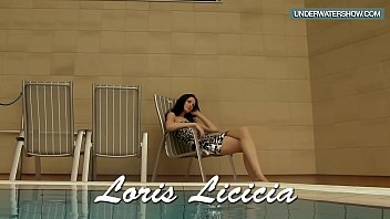 Preview 1 of Womanfidelity - Loris blackhaired teen swirling in the pool