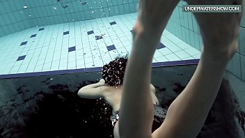 Preview 4 of Womanfidelity - Loris blackhaired teen swirling in the pool