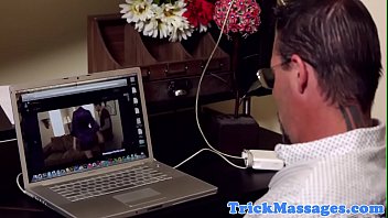Preview 1 of Kacie Anal - Young masseuse cocksucking in bedroom