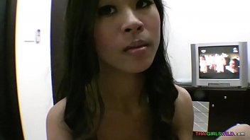 Preview 1 of Indian Girls Hostel Fun Mms - Bubble butt Thai teen gets creampied so good