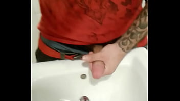Preview 4 of Bob Emo - Dope dick public restroom masturbation