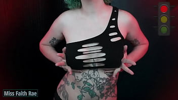 Preview 2 of Xsxx Cmo - Red Light Yellow Light Green Light - Preview - UNCENSORED TOPLESS - Edging JOI Game by Miss Faith Rae with Cock Control and Jerk Off Instructions - HD 1080p MP4