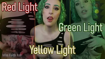 Preview 1 of Xsxx Cmo - Red Light Yellow Light Green Light - Preview - UNCENSORED TOPLESS - Edging JOI Game by Miss Faith Rae with Cock Control and Jerk Off Instructions - HD 1080p MP4