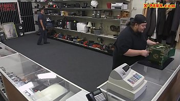 Preview 1 of Old Genny - Busty woman railed by nasty pawn keeper