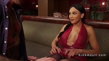 Preview 1 of Xnxx Hd Massg - Tanned shemale anal bangs inked slave guy