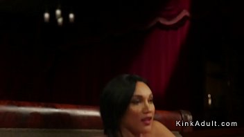 Preview 4 of Xnxx Hd Massg - Tanned shemale anal bangs inked slave guy