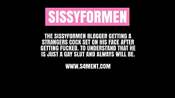 Preview 1 of Steep Deuter - sissyformen blogger getting shown that he is just a gay cum boi