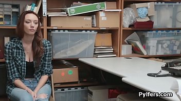 Preview 1 of Full Sexy Kissing Scene - Big tit stealing teen babe busted and fucked