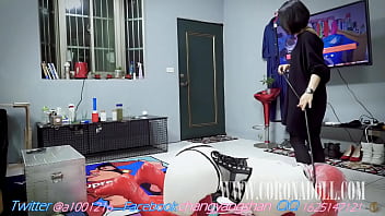 Preview 4 of Yongest Girl Porn - bondage tape Face Sitting b. Play