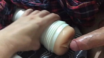 Preview 1 of Threw Out - fucking a fake pussy
