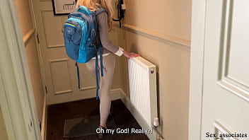 Preview 1 of Son Fuck Mom The Toilet - &quot_You can rub your dick against my tights,  but don&#039_t you dare put it inside! It&#039_s an option for your father only ...&quot_