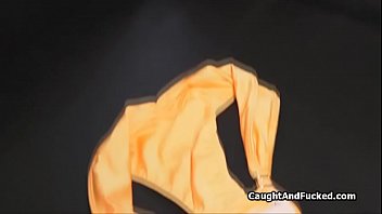 Preview 1 of Bagggnla - Sexy house sitter caught and big cocked