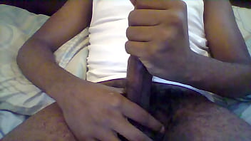 Preview 3 of Quick Hanjob In Office - African dick jerk #1