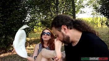 Preview 4 of Breast Milk Play - A Summer Afternoon Second Part - Mature Foot Domination
