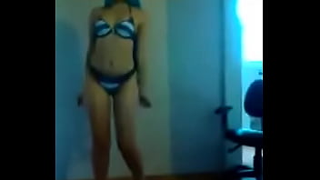 Preview 3 of Scex Viedo - Chica bailando en bikini de cosplay