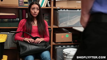 Preview 3 of Aedeam Aems - Black Friday shoplifter teen gets caught and fucked