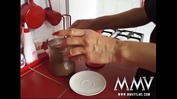Preview 1 of Black Ghetto Hood Rat - German Granny huge tits Homemade