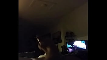 Preview 3 of Joyce Magrinha - jerkin off to a video of an old gf suckin