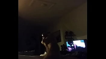 Preview 4 of Joyce Magrinha - jerkin off to a video of an old gf suckin