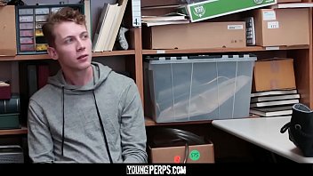 Preview 2 of N N O A - YoungPerps - Young blonde punk gets busted for stealing and fucked by the guard