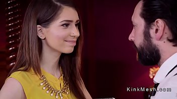 Preview 1 of Tripura Sex Videocom - Slave doggy anal banged in threesome