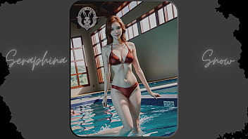 Preview 2 of Cunninglingus - Exploring Seraphina Snow: A Journey of Charm and Mystery - Part 5 | Ai-Generated | Waifu Models #004