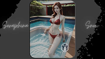 Preview 3 of Cunninglingus - Exploring Seraphina Snow: A Journey of Charm and Mystery - Part 5 | Ai-Generated | Waifu Models #004