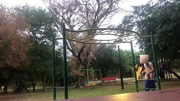 Preview 2 of Ursula Suarez Facesitting - Naked in the park (part 5)