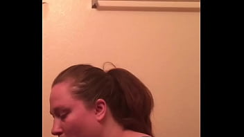 Preview 1 of Gentle Brunette In The Bed - PAWG