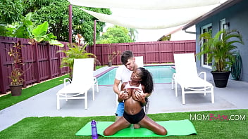 Preview 2 of Shakira Open Boobs - The Unspoken Fitness Secret - Naomi Foxxx,  Kai Jaxon | MomBam